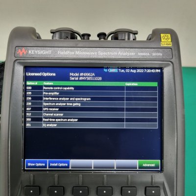 Портативный СВЧ-анализатор микроволнового спектра Keysight N9962A (демонстрационный)